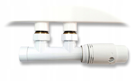 ZAWÓR DO GRZEJNIKA 50 MM BIAŁY