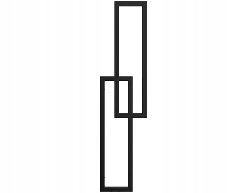 GRZEJNIK ŁAZIENKOWY ELZA 123/30 CZARNY POŁYSK 274W
