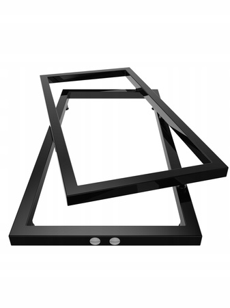 Grzejnik dekoracyjny TRUE 95/60 czarny połysk