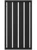 Grzejnik pokojowy dekoracyjny 100/56 czarny strukt