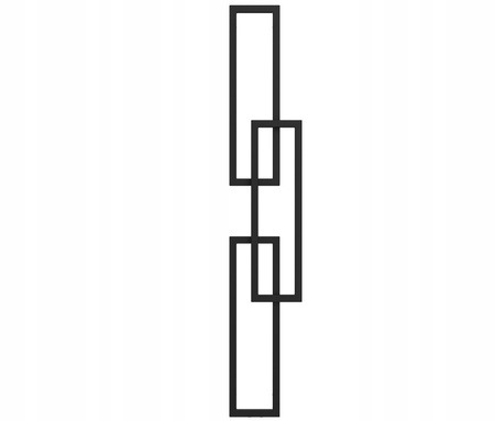 GRZEJNIK ELEKTRYCZNY ELZA 171/30 CZARNY POŁYSK