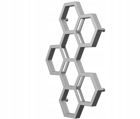 GRZEJNIK ŁAZIENKOWY BEE 98/72 SREBRNY 361W