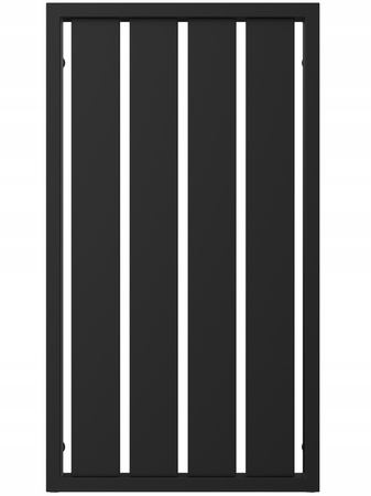 Grzejnik pokojowy dekoracyjny 100/56 czarny strukt