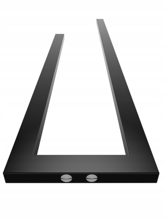 Grzejnik dekoracyjny NEPA 170/30 czarny połysk