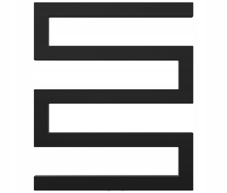 GRZEJNIK ŁAZIENKOWY KNOT 65/55 CZARNY MAT 341W