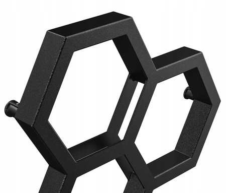 GRZEJNIK ŁAZIENKOWY BEE 98/72 CZERŃ GLAMOUR 361W