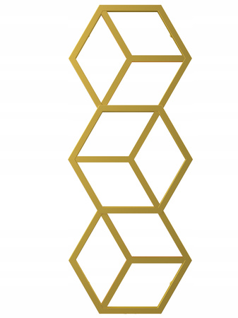 Grzejnik dekoracyjny łazienkowy 150/60 złoty