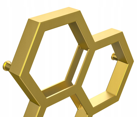 GRZEJNIK ŁAZIENKOWY BEE 98/72 ZŁOTY 361W