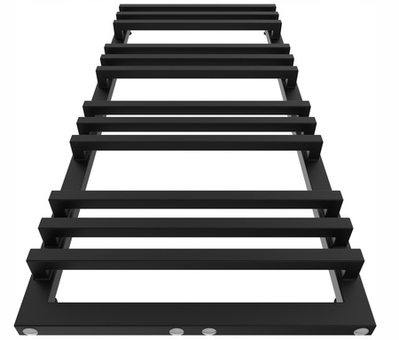 Grzejnik łazienkowy 140/54 IMON czarny mat 888w