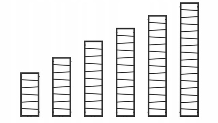 Grzejnik łazienkowy drabinka BALI 180/30 biały poł