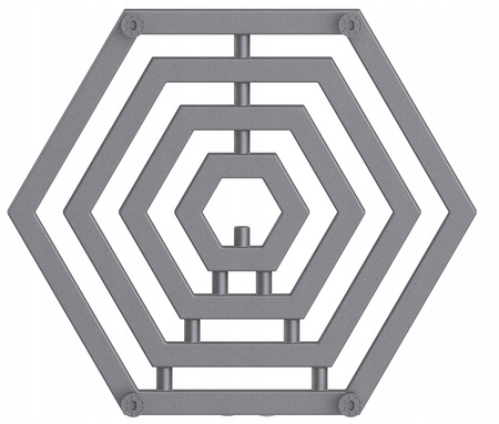 Grzejnik łazienkowy OLIW 51/59 antracyt 305w