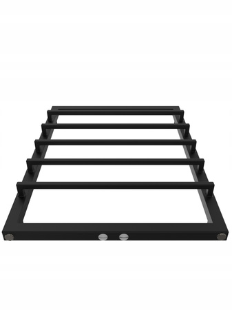 Grzejnik łazienkowy KAFU 70/53 czarny strukt 286w