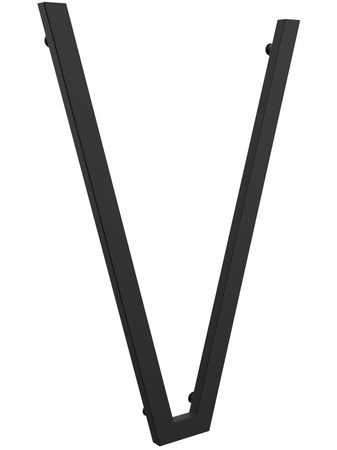 Grzejnik dekoracyjny łazienkowy 100/70 czarny mat