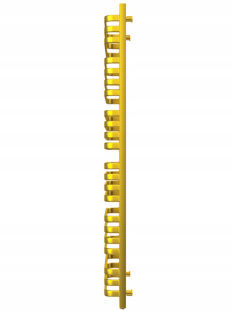 Grzejnik łazienkowy ARKA 140/53 złoty