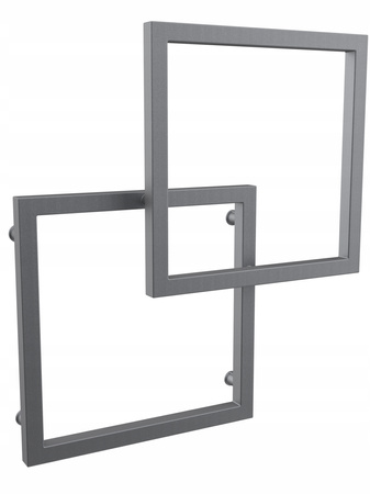 Grzejnik łazienkowy dekoracyjny 73/66 antracyt