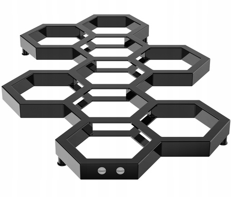 GRZEJNIK ŁAZIENKOWY BEE 122/72 CZARNY POŁYSK 455W