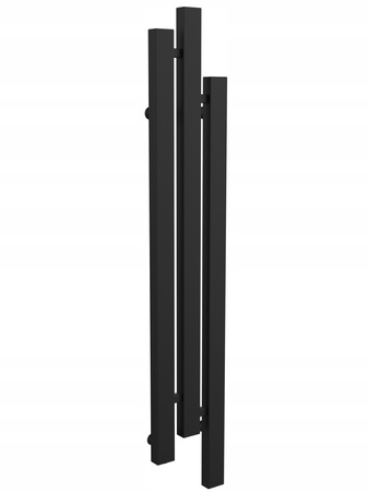 Grzejnik dekoracyjny łazienkowy 115/20 czarny str