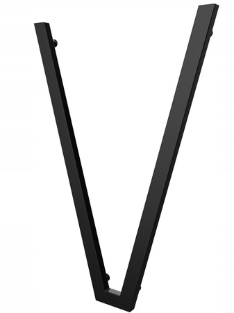 Grzejnik dekoracyjny łazienkowy 100/70 czarny poł