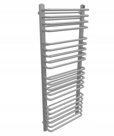 GRZEJNIK DEKORACYJNY DIWA 1370x440 SREBRNY