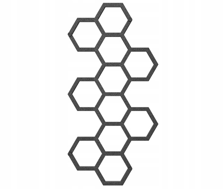 GRZEJNIK ŁAZIENKOWY BEE 145/72 CZERŃ GLAMOUR 549W