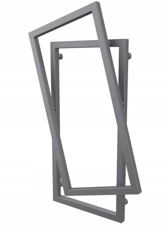 Grzejnik dekoracyjny TRUE 95/60 antracyt struktura