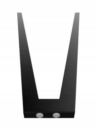 Grzejnik dekoracyjny łazienkowy 130/70 czarny poł