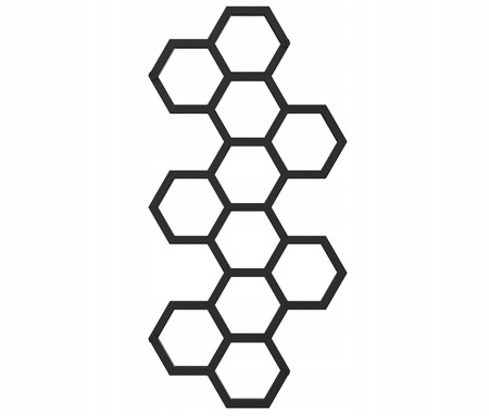 GRZEJNIK ŁAZIENKOWY BEE 145/72 CZARNY MAT 549W