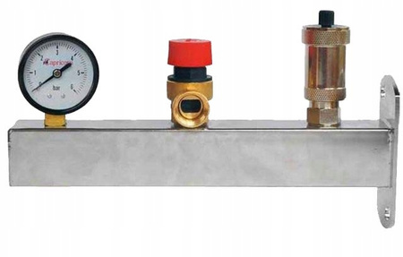 GRUPA BEZPIECZEŃSTWA NIERDZEWNA DO CWU 3 BAR INOX