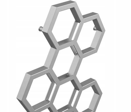 GRZEJNIK ŁAZIENKOWY BEE 145/72 SREBRNY 549W