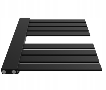 Grzejnik łazienkowy WOS 60/50 czarny strukt 334w