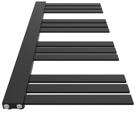 Grzejnik łazienkowy AKO 110/50 czarny struktura