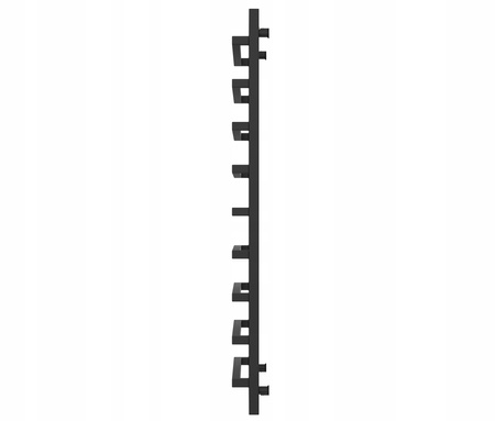 Grzejnik łazienkowy 180/54 XIM czarny mat 882w