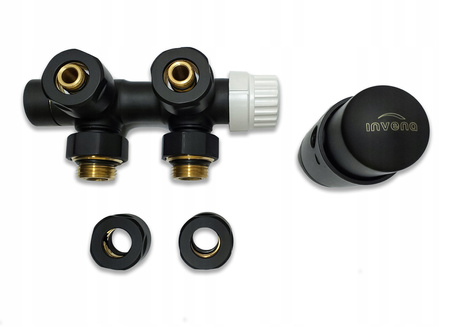 ZAWÓR DO GRZEJNIKA 50 MM CZARNY