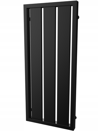 Grzejnik pokojowy dekoracyjny 100/44 czarny połysk