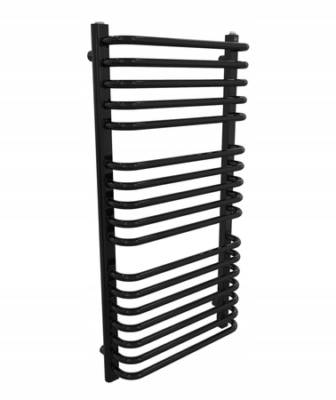 GRZEJNIK DEKORACYJNY REINA 1570x440 CZARNY POŁYSK