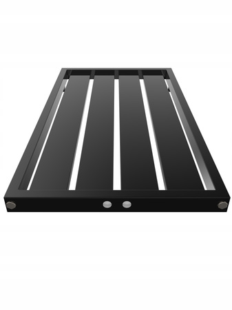 Grzejnik pokojowy dekoracyjny 100/56 czarny połysk