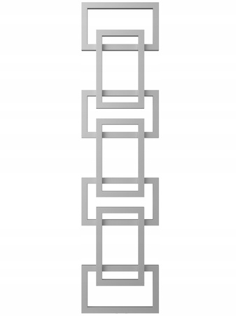 Grzejnik dekoracyjny EMIN 171/39 srebrny