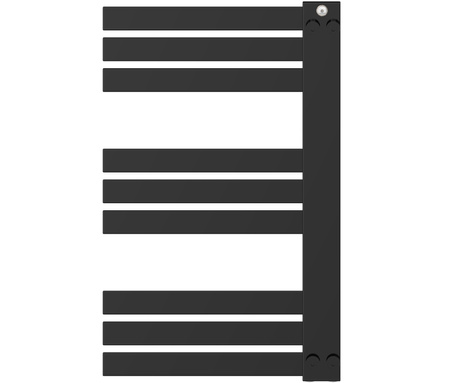 Grzejnik łazienkowy AKO 80/50 czarny połysk