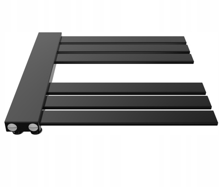 Grzejnik łazienkowy AKO 50/50 czarny połysk