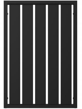 Grzejnik pokojowy dekoracyjny 100/68 czarny mat