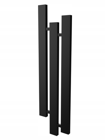 Grzejnik dekoracyjny łazienkowy 115/32 czarny poł