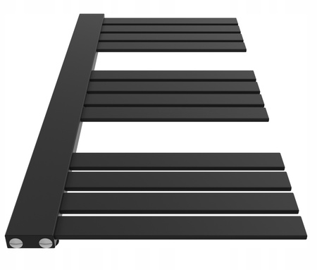 Grzejnik łazienkowy WOS 100/50 czarny strukt 513w