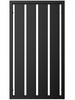 Grzejnik pokojowy dekoracyjny 100/56 czarny połysk