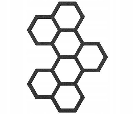 GRZEJNIK ŁAZIENKOWY BEE 98/72 CZERŃ GLAMOUR 361W