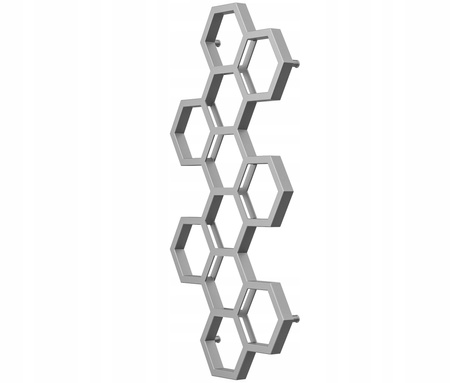 GRZEJNIK ŁAZIENKOWY BEE 145/72 SREBRNY 549W