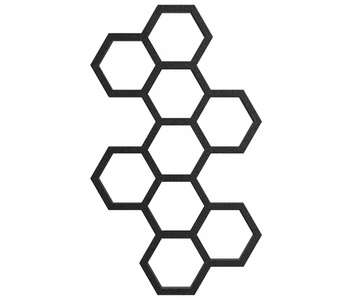 GRZEJNIK ŁAZIENKOWY BEE 122/72 CZERŃ GLAMOUR 455W