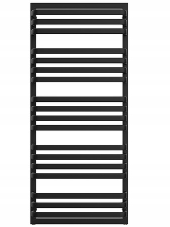 Grzejnik łazienkowy ARKA 120/53 czarny struktura
