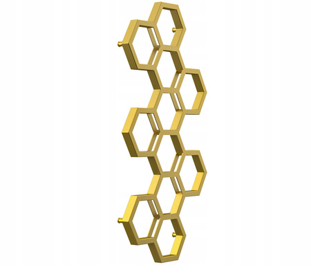 GRZEJNIK ŁAZIENKOWY BEE 145/72 ZŁOTY 549W