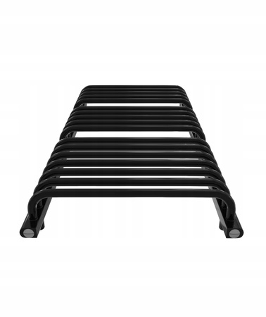 GRZEJNIK DEKORACYJNY REINA 1570x440 CZARNY POŁYSK