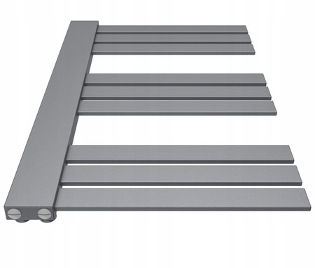 Grzejnik łazienkowy AKO 80/50 antracyt struktura